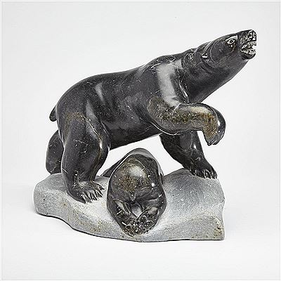POLAR BEAR AND YOUNG