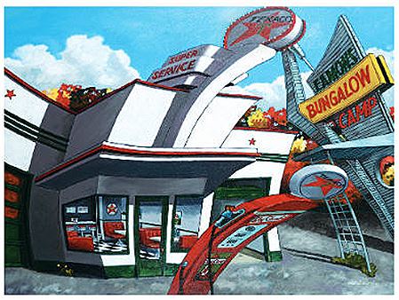 Eamon's Bungalow Camp by Mark Farand - Auction record, sale price, and art valuation. Compare with similar artists and explore comparable artworks.