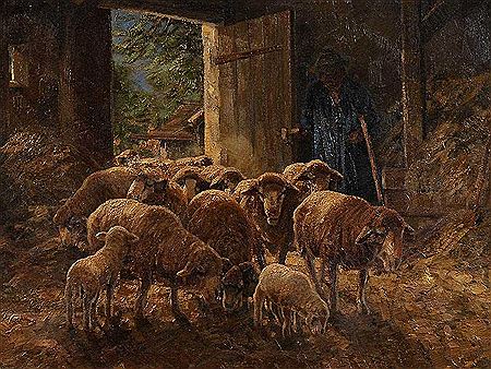 Schafherde mit Hirte by Leonore Hiller-Baumann - Auction record, sale price, and art valuation. Compare with similar artists and explore comparable artworks.