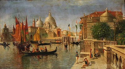 Venetian Canal Scene