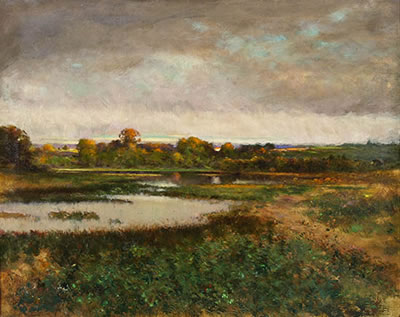 Maryland Landscape with Pond