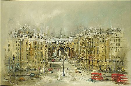 ‘Admiralty Arch’ – London by Ben Maile - Auction record, sale price, and art valuation. Compare with similar artists and explore comparable artworks.