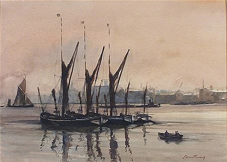 Barge Road – Woolwich Reach – Evening