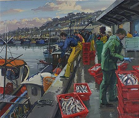 Sample artwork by Bernard Evans (1929 - 2014), known for marine and landscape painting, teaching - View similar artists and auction records