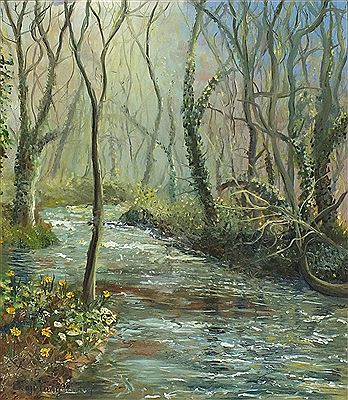 ‘Winter Sun’ Lamorna Cornwall