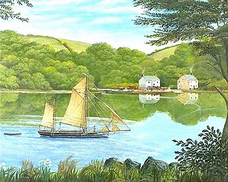 The Ketch 'Eclipse' on Carne Creek Cornwall delivering coal by John Whale - Auction record, sale price, and art valuation. Compare with similar artists and explore comparable artworks.