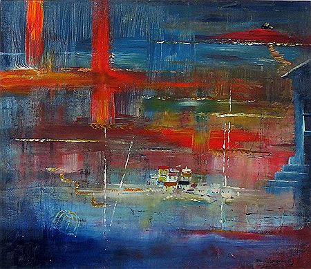 Abstract Cornish Seascape