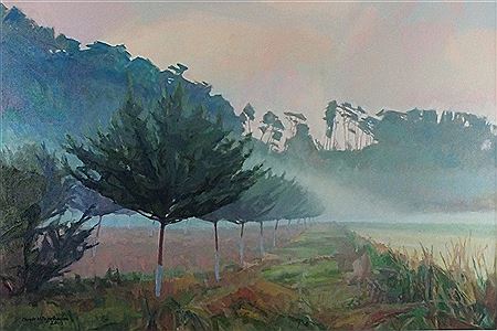 Sample artwork by Carol Page-Davies (Born 1955), known for painting - View similar artists and auction records