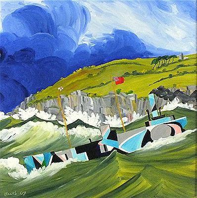 Sample artwork by Lewis Mitchell (Born 1932), known for painting - View similar artists and auction records