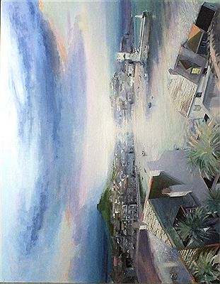 'St Ives Panorama' by David Andrew - Auction record, sale price, and art valuation. Compare with similar artists and explore comparable artworks.