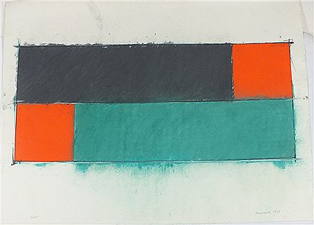 Sample artwork by John Mitchell (1942 - 2014), known for abstract painting, conceptualism, teaching - View similar artists and auction records