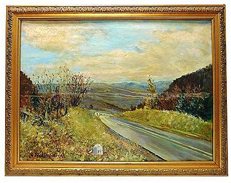 ADIRONDACK FOOTHILLS, BETWEEN AMES AND DELHI, NY by Fred Nankivell - Auction record, sale price, and art valuation. Compare with similar artists and explore comparable artworks.