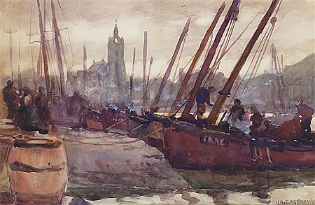 In the Dawn and fishing scenes by Joseph John Richard Bagshawe - Auction record, sale price, and art valuation. Compare with similar artists and explore comparable artworks.