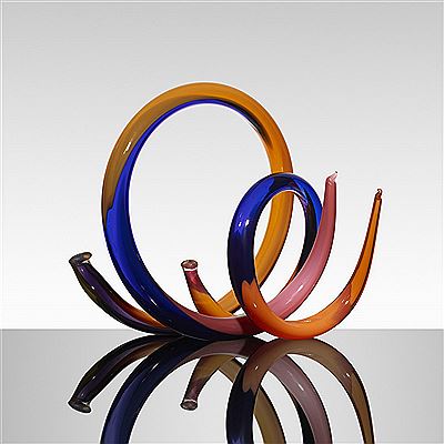 Spiral Neon by Paul Seide - Auction record, sale price, and art valuation. Compare with similar artists and explore comparable artworks.