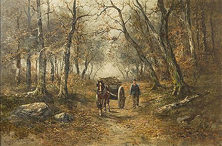 Untitled (landscape with boy & Horse)