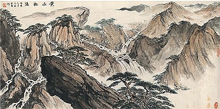 APPRECIATING FALL OF MOUNTAIN HUANG