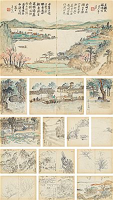 LANDSCAPE PAINTING SKETCHES