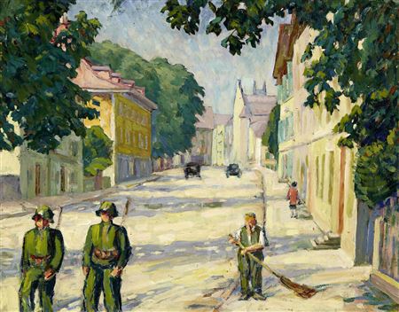 Sample artwork by Franz Weibel (1870 - 1952), known for painting - View similar artists and auction records