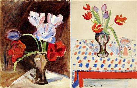 Zwei Stilleben by Eugen Meister - Auction record, sale price, and art valuation. Compare with similar artists and explore comparable artworks.