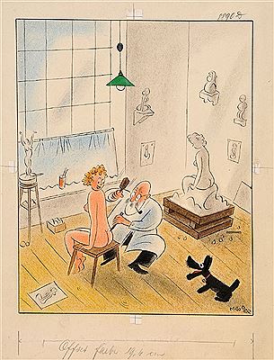 "Bildhauer und Modell" by Josef Mauder - Auction record, sale price, and art valuation. Compare with similar artists and explore comparable artworks.