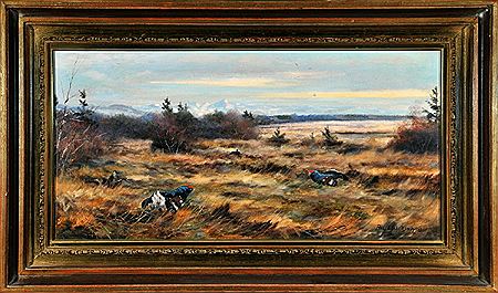 "Auerhähne in weiter Landschaft" by Paul W Dahms - Auction record, sale price, and art valuation. Compare with similar artists and explore comparable artworks.