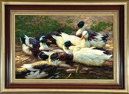 "Enten am Seeufer"