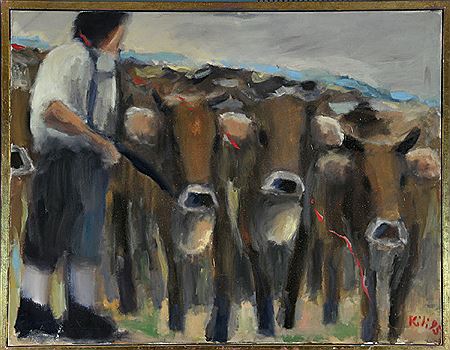 "Rinderherde mit Hirte" by Kilian Lipp - Auction record, sale price, and art valuation. Compare with similar artists and explore comparable artworks.