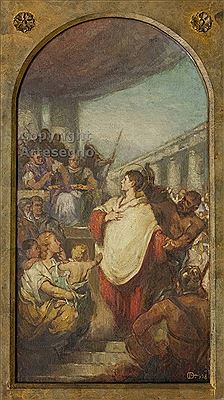 Bozzetto per la Pala di San Donato by Luigi Bront - Auction record, sale price, and art valuation. Compare with similar artists and explore comparable artworks.