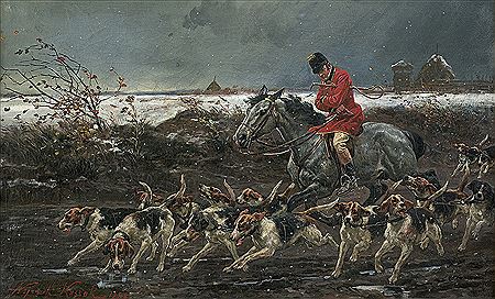 Hunting in a snow storm