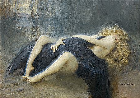 Leda with swan