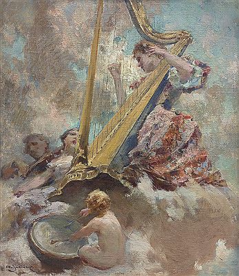 A concert in clouds