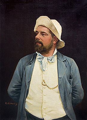 Portrait of a painter by Hyacinthe Alchimowicz - Auction record, sale price, and art valuation. Compare with similar artists and explore comparable artworks.
