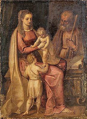 Sacra Famiglia con san Giovannino