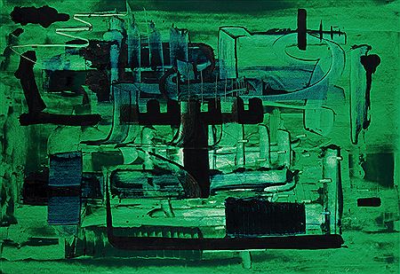 Green painting