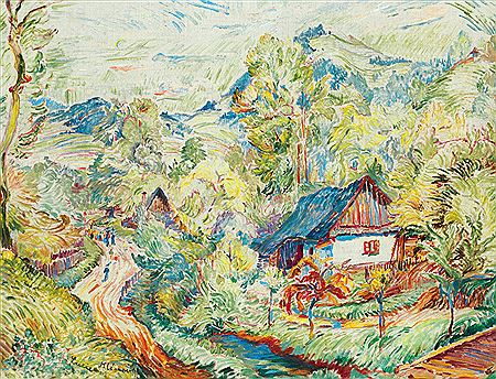 Sample artwork by Lucie Klimova (1884 - 1961), known for painting - View similar artists and auction records