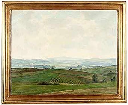 Weite Landschaft im Fichtelgebirge