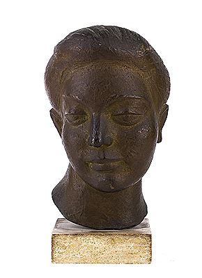 Female face by Giuseppe Mazzullo - Auction record, sale price, and art valuation. Compare with similar artists and explore comparable artworks.