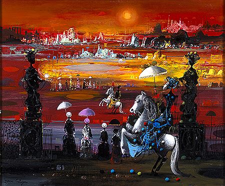 Sample artwork by Jean Calogero (1922 - 2001), known for painting - View similar artists and auction records