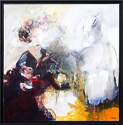 Geisha by Dan Zanoa - Auction record, sale price, and art valuation. Compare with similar artists and explore comparable artworks.