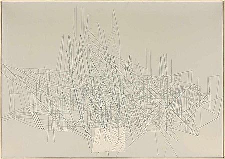 Sample artwork by Gerhard Hintschich (1924 - 1986), known for abstract painting - View similar artists and auction records