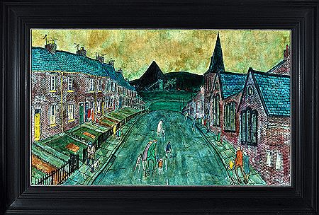 Sample artwork by Tom McGuinness (1926 - 2006), known for coal mining scene paintings and sketching , landscape, genre, figures - View similar artists and auction records