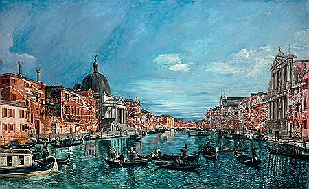 Canaletto meets Jackson Pollock 2 by Gully - Auction record, sale price, and art valuation. Compare with similar artists and explore comparable artworks.