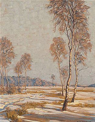 Birches in winter