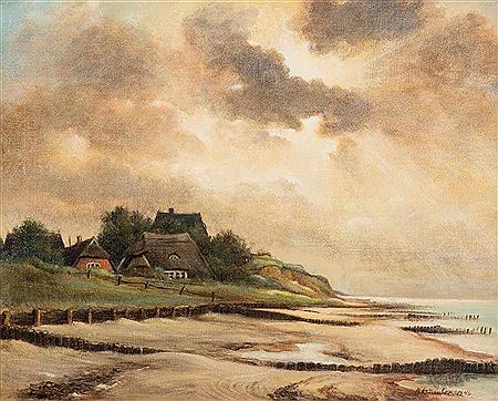 Sample artwork by Arnold Klunder (1909 - 1976) - View similar artists and auction records