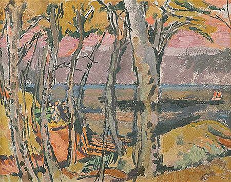 Descent to the sea by Otto Manigk - Auction record, sale price, and art valuation. Compare with similar artists and explore comparable artworks.