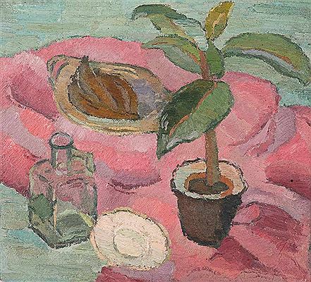 Still Life with rubber tree on Rosa I