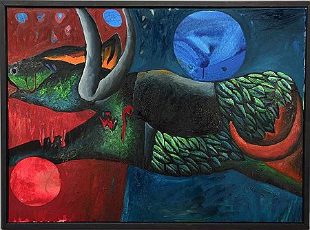 Sample artwork by Hartmut Neumann (Born 1954), known for surrealist land and water painting images, sculpture, photography - View similar artists and auction records