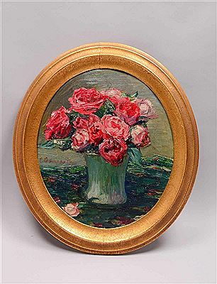 'Rosen in Vase' by Klara Gumpertz - Auction record, sale price, and art valuation. Compare with similar artists and explore comparable artworks.
