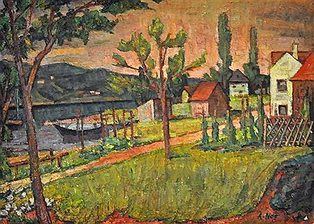 Uferweg der Insel Reichenau by Alfred Noe - Auction record, sale price, and art valuation. Compare with similar artists and explore comparable artworks.
