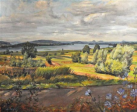 Sample artwork by Alfred Noe (1903 - 2000), known for painting - View similar artists and auction records